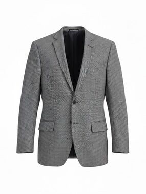 Patrick James West Coast Classic Blazer Mens Black White Houndstooth Sport Coat